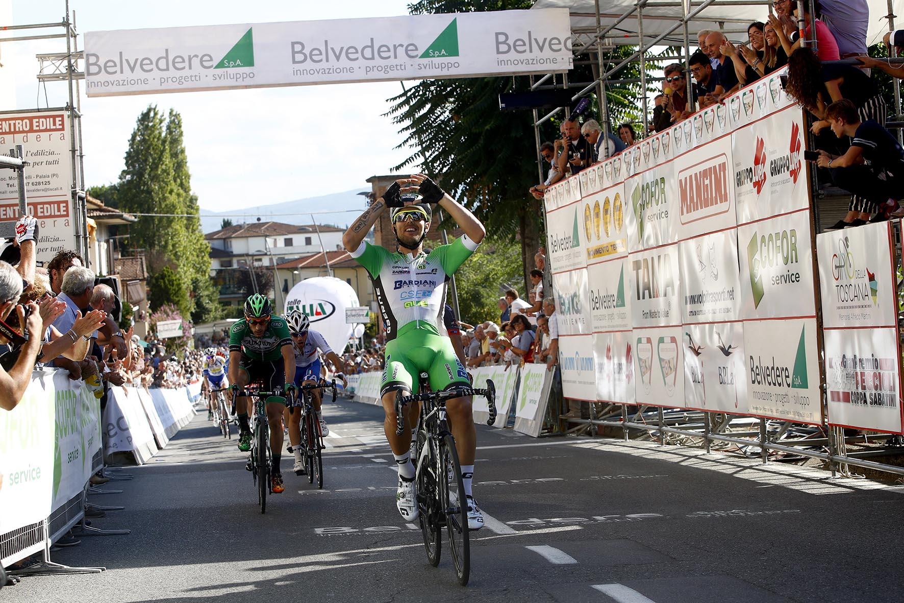 Coppa Sabatini 2016 - Peccioli - Peccioli 195,8 km - 22/09/2016 - Sonny Colbrelli (Bardiani - CSF) - foto Luca Bettini/BettiniPhoto©2016